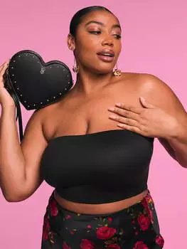 Сумка через плечо в форме сердца Victoria'S Secret, черный