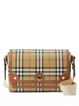 Сумка через плечо в клетку BURBERRY, нейтральный