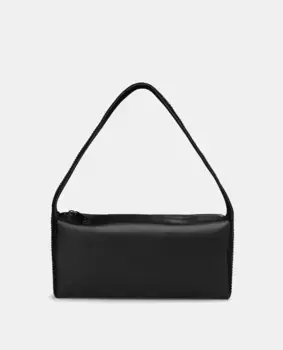 Сумка через плечо в стиле багет с ручкой из стразов Alma en Pena, черный