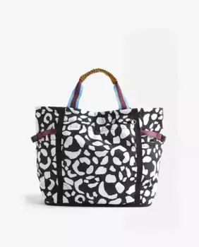 Сумка через плечо в стиле шоппер с магнитной застежкой и животным принтом Parfois, мультиколор