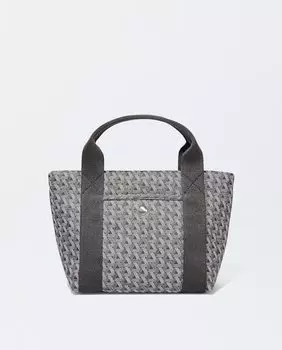 Сумка через плечо в стиле шоппер, трансформируемая в плечо, с застежкой-молнией и этническим принтом Parfois, серый