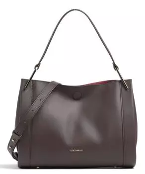 Сумка через плечо Wallace из зерненой кожи Coccinelle, коричневый