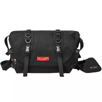 Сумка через плечо Warrior Nylon, обычная мужская, черная