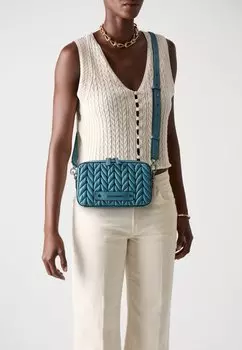 Сумка через плечо WEAVE CAMERA BAG - Across body bag KARL LAGERFELD, мультиколор