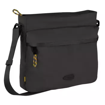 Сумка через плечо верблюжьего цвета "Terra" из переработанного нейлона и объемными накладными карманами Camel Active, черный