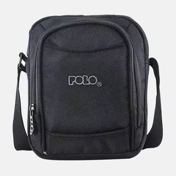 Сумка через плечо вертикальная S Polo, черный