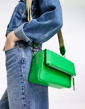 Сумка через плечо Whistles Bibi ярко-зеленого цвета