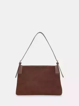 Сумка через плечо Whistles Paloma Suede, цвет chocolate