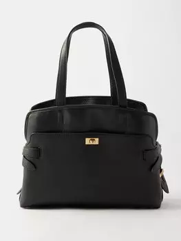 Сумка через плечо wilson из зерненой кожи Anya Hindmarch, черный