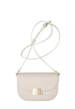 Сумка через плечо WITH FLAP PULL&BEAR, бежевый