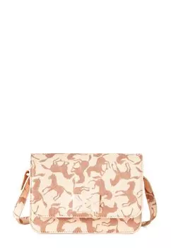 Сумка через плечо WITH HORSE PRINT United Colors of Benetton, цвет multicolor