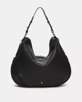 Сумка через плечо Wonderland из черной кожи Abbacino, черный