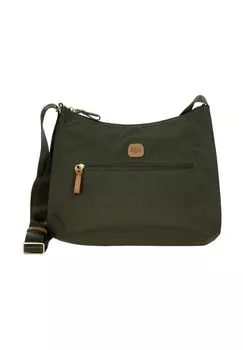 Сумка через плечо X-Collection 25 см BRIC'S, оливковый