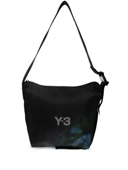 Сумка через плечо Y-3 из сетки, черный