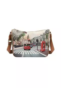 Сумка через плечо Yesbag 31 см Y Not, цвет London Rainbow