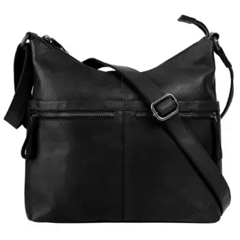 Сумка через плечо Zanzibar, натуральная кожа Sansibar, черный