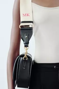 Сумка через плечо ZARA, черный