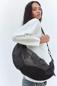 Сумка через плечо ZARA, черный