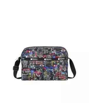 Сумка через плечо женская LeSportsac, цвет nyc winter black print