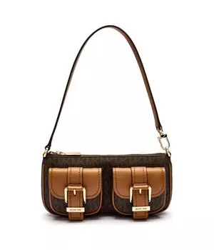 Сумка через плечо zoe маленькая Michael Kors, коричневый