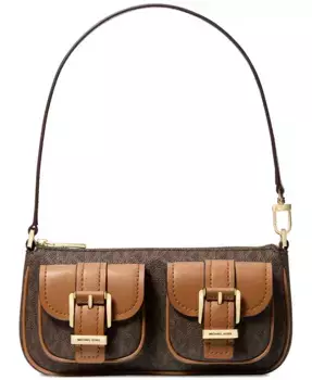Сумка через плечо Zoe Small Convertible Michael Kors, коричневый/бежевый