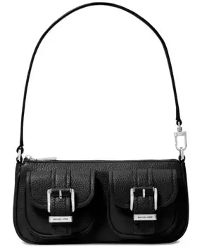 Сумка через плечо Zoe Small Leather Convertible Michael Kors, черный
