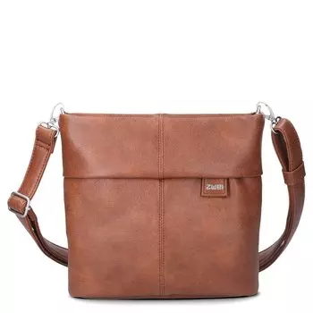 Сумка через плечо Zwei Mademoiselle M8 Schultertasche 25 см, коньячный