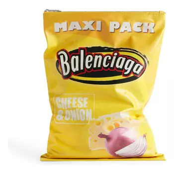 Сумка chips bag 'yellow' Balenciaga, желтый