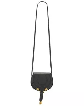 Сумка Chloe Nano Marcie Saddle, черный