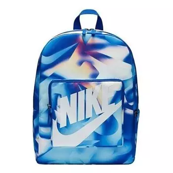 Сумка classic all over print backpack 'blue white' Nike, синий