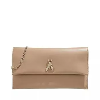 Сумка clutch bag winter sand Patrizia Pepe, бежевый