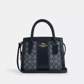 Сумка Coach Andrea Carryall Bag, цвет Gold/Navy/Midnight Navy