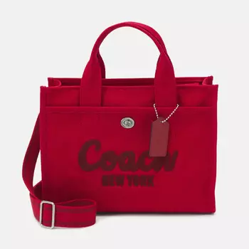 Сумка Coach Cargo Tote, красный