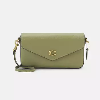 Сумка Coach Crossgrain Crossbody, зеленый