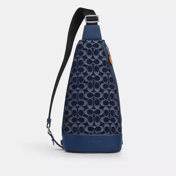 Сумка Coach Dominic Sling Pack, цвет Deep Blue