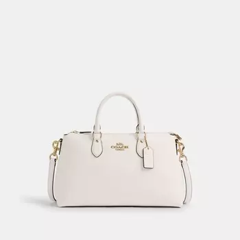 Сумка COACH Georgia Satchel, золотой/шелковый