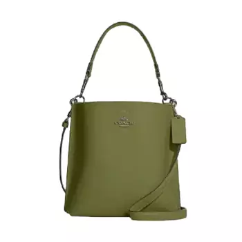 Сумка Coach Mollie Bucket Bag 22, оливковый