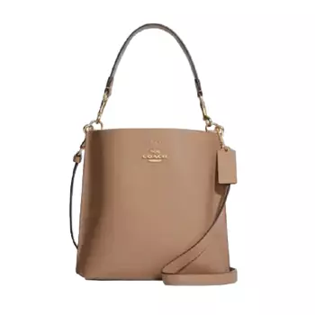 Сумка Coach Mollie Bucket Bag 22, серо-коричневый