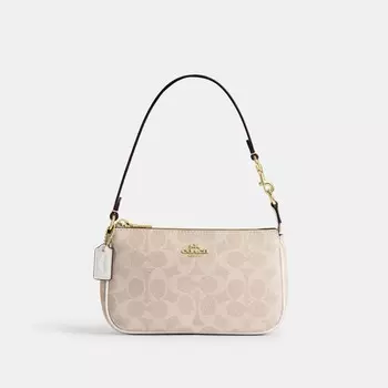 Сумка Coach Nolita 19, цвет Gold/Sand/Chalk