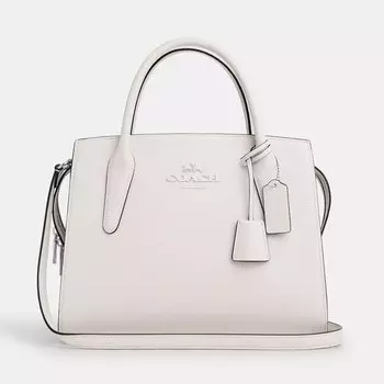 Сумка Coach Outlet Large Andrea Carryall, серебристый/молочный