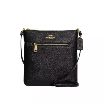 Сумка Coach Outlet Mini Rowan File, черный