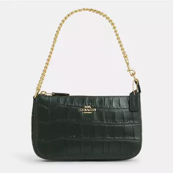 Сумка Coach Outlet Nolita 19, золотой/зеленый
