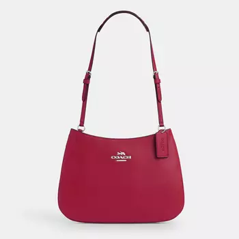 Сумка Coach Outlet Penelope Shoulder, серебристый/ярко-фиолетовый