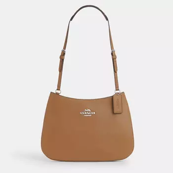 Сумка Coach Outlet Penelope Shoulder, серебристый/светло-коричневый