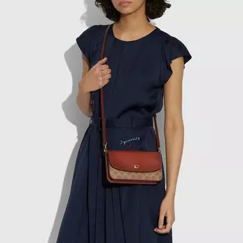 Сумка COACH Signature Coated Canvas Hayden Crossbody with Removable Strap, мульти