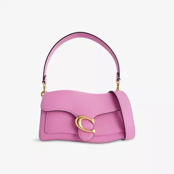Сумка Coach Tabby из переплетённой кожи, фуксия