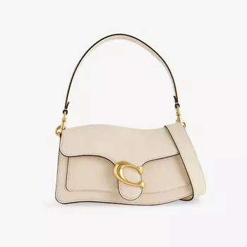 Сумка Coach Tabby из переплетённой кожи, кремовый