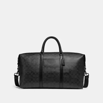 Сумка COACH Trekker, цвет Black Copper Finish/Black/Black/Oxblood