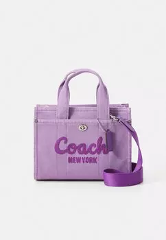 Сумка COLORED DCARGO TOTE COACH, сиреневый