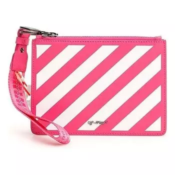 Сумка contrasting colors stripe pink Off-White, розовый
